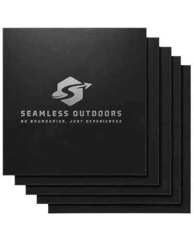 Seamless Outdoors Grill Mats 5-pack In Black