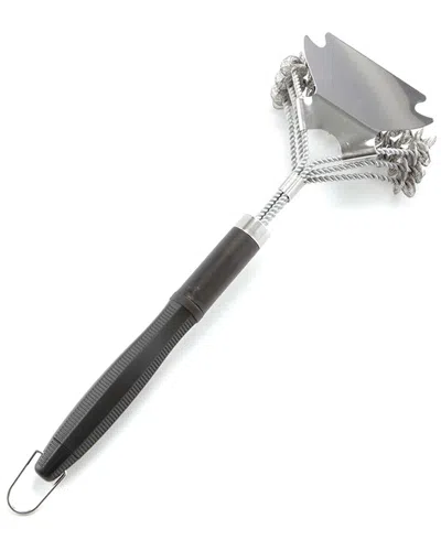 Seamless Outdoors Stainless Steel Bbq Brush In Black