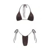 Seanay Women's Brown Vaihau Set - Espresso In Brown