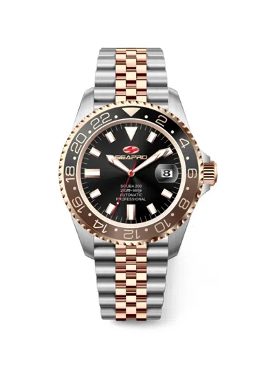 Seapro Grand Meridian 43mm Watch In Black