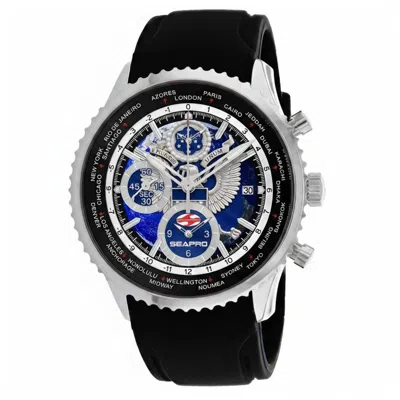 Seapro 250th Anniversary Meridian Limited Edition 45mm Watch In Blue