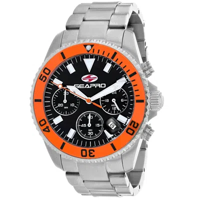 Seapro Men's Black Dial Watch