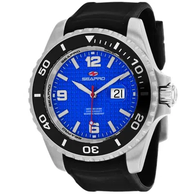 Seapro Men's Blue Dial Watch In Multi