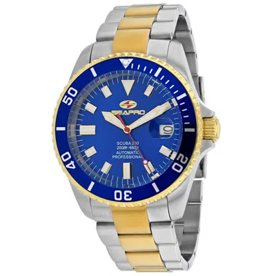 Seapro Men's Blue Dial Watch