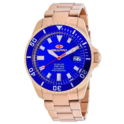 Seapro Scuba 200 44mm Watch In Silver
