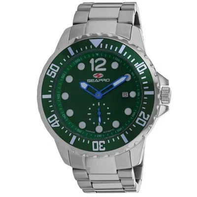 Pre-owned Seapro Men's Colossal Black Dial Watch - Sp5501