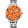 Seapro Men's Mondial Timer Orange Dial Watch In Orange