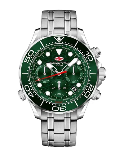 Seapro Men's Mondial Timer Watch In Silver