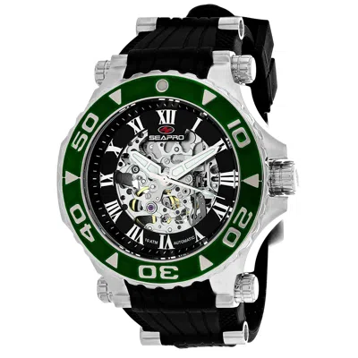 Seapro Men's Seaway Black Dial Watch