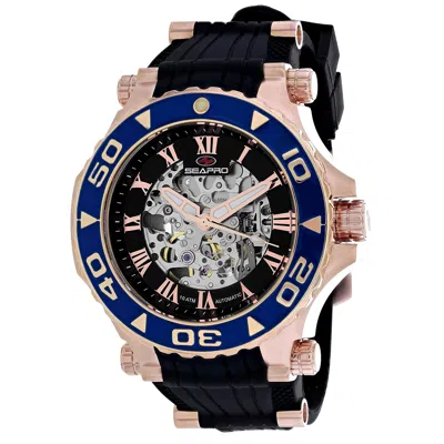 Seapro Men's Seaway Black Dial Watch