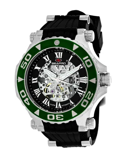 Seapro Seaway 50mm Watch In Black