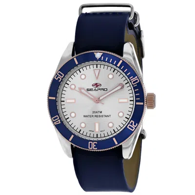 Seapro Men's Silver Dial Watch In Multi