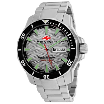 Seapro Men's Silver Dial Watch In Metallic