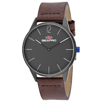 Seapro Hole 40mm Watch In Brown
