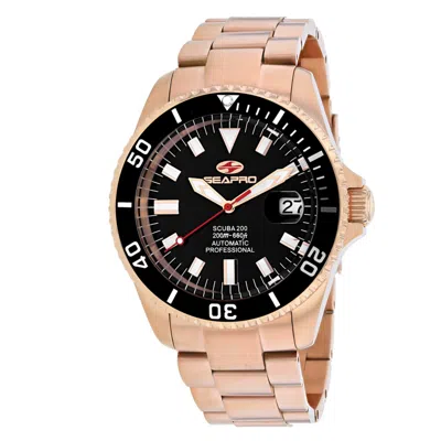 Seapro Scuba 200 44mm Watch In Gold