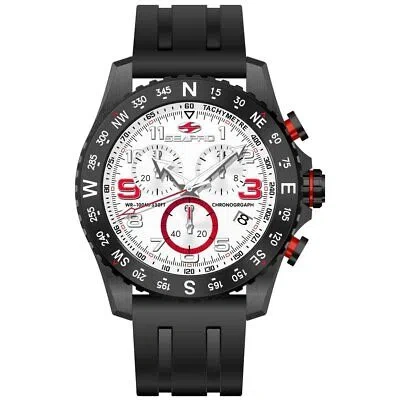 Pre-owned Seapro Mens Gallantry White Dial Watch - Sp9731