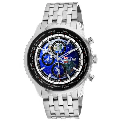 Seapro Meridian World Timer Gmt Men's Watch In Orange