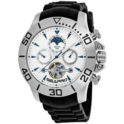 Pre-owned Seapro Montecillo Silver Dial Automatic Watch Sp5121 Stainless Steel 200m