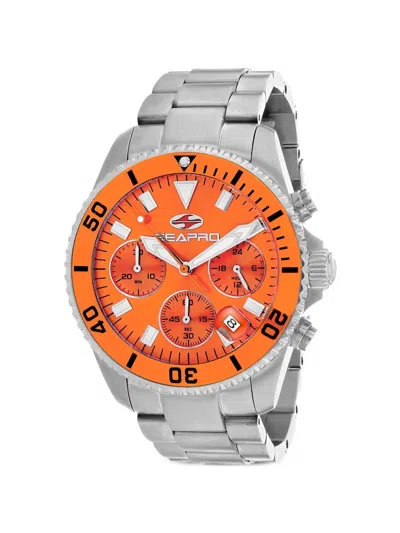 Seapro Scuba 200 43mm Watch In Silver
