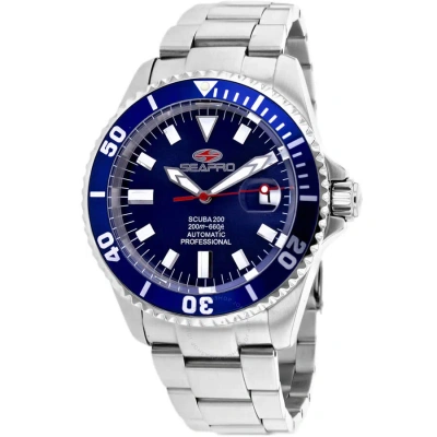 Seapro Scuba 200 Blue Dial Men's Watch Sp4312 In Metallic