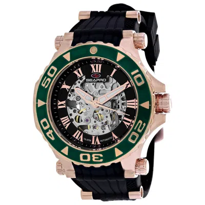 Seapro Seaway Skeleton 50mm Watch In Pattern