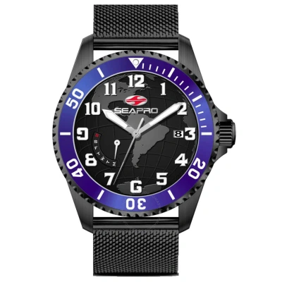 Seapro Voyager Black Dial Men's Watch Sp4762