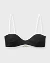 Seaquelle Bikinitopp Ribbed Svart