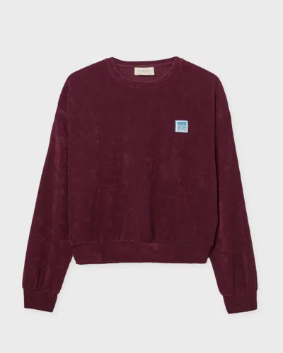 Seaquelle Sweatshirt Terry In Burgundy