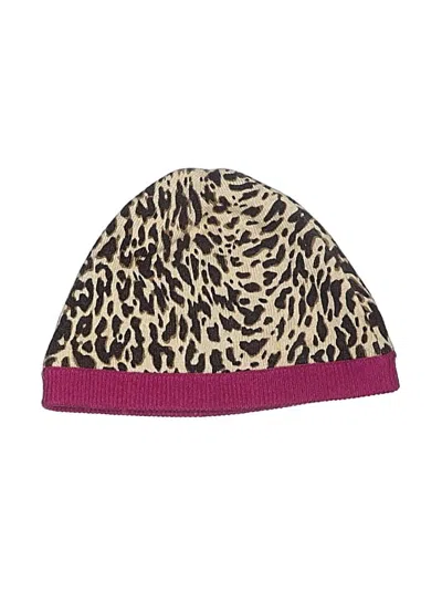 Pre-owned Searle Beanie Hat In Burgundy