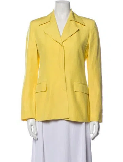 Pre-owned Searle Blazer In Yellow