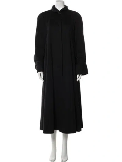 Pre-owned Searle Cashmere Coat In Black
