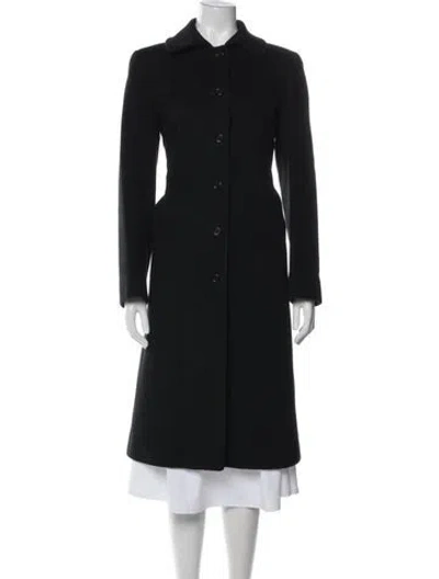 Pre-owned Searle Cashmere Coat In Black