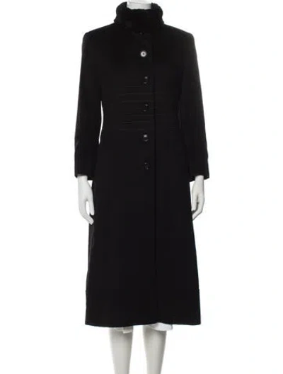 Pre-owned Searle Cashmere Coat In Black