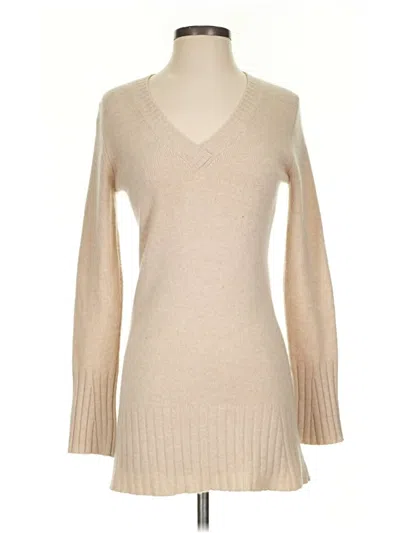Pre-owned Searle Cashmere Pullover Sweater In Tan