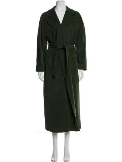 Pre-owned Searle Coat In Green
