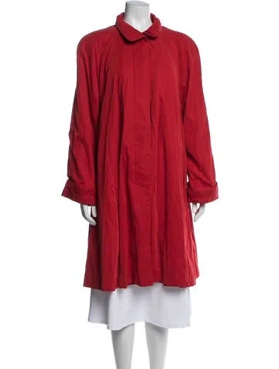 Pre-owned Searle Coat In Red