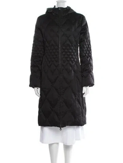 Pre-owned Searle Down Coat In Black