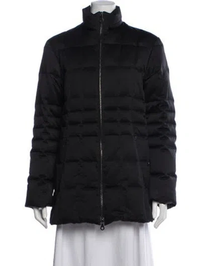 Pre-owned Searle Down Coat In Black