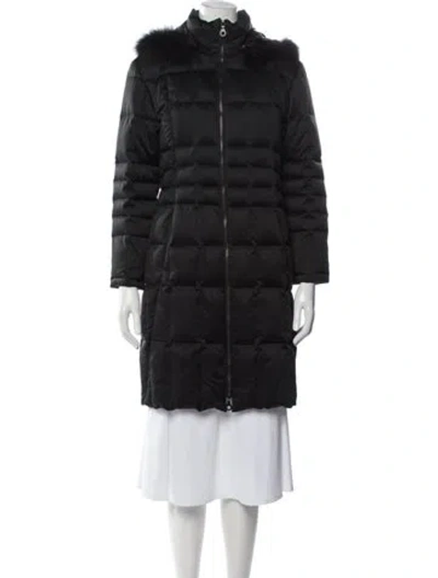 Pre-owned Searle Down Coat In Black