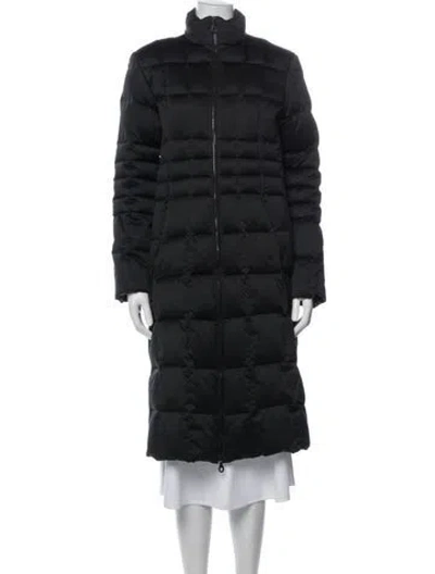 Pre-owned Searle Down Coat In Black