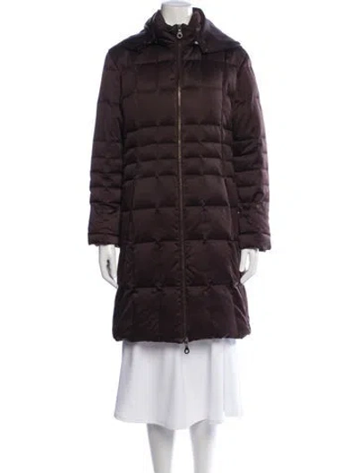 Pre-owned Searle Down Coat In Brown