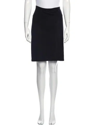 Pre-owned Searle Knee-length Skirt In Black