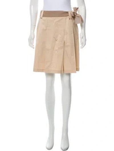Pre-owned Searle Mini Skirt In Neutral