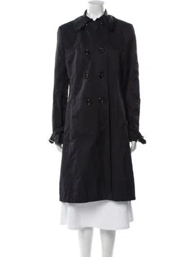 Pre-owned Searle Trench Coat In Black
