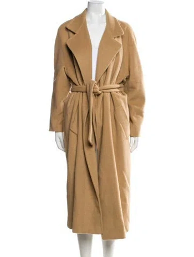 Pre-owned Searle Wool Trench Coat In Neutral