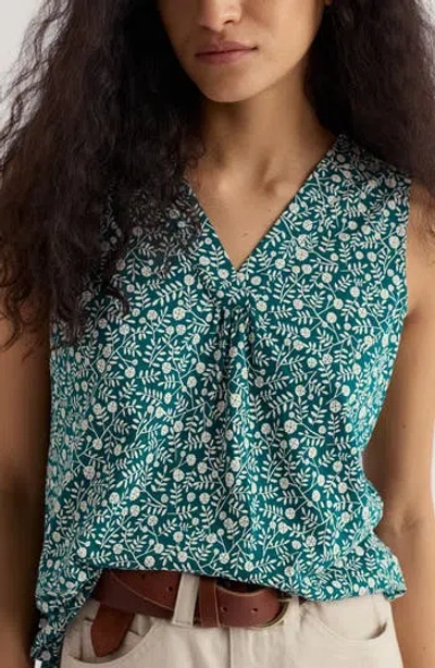 Seasalt Cornwall Achilla Floral Tank In White