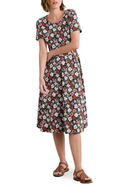 SEASALT CORNWALL SEASALT CORNWALL APRIL FLORAL STRETCH ORGANIC COTTON DRESS