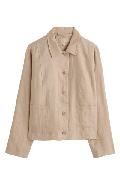 Seasalt Cornwall Arame Linen Jacket In Brown
