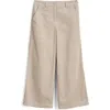 Seasalt Cornwall Asphodel Crop Wide Leg Corduroy Pants In White