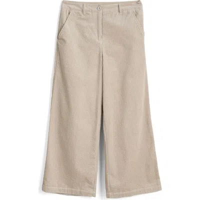 Seasalt Cornwall Asphodel Crop Wide Leg Corduroy Pants In White
